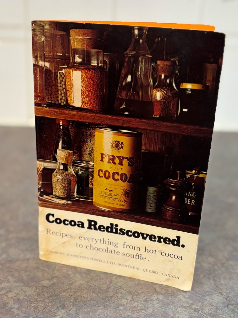 "Cocoa Rediscovered" Cookbook - 70's Chocolate Cook Book - Chocolate Recipes
